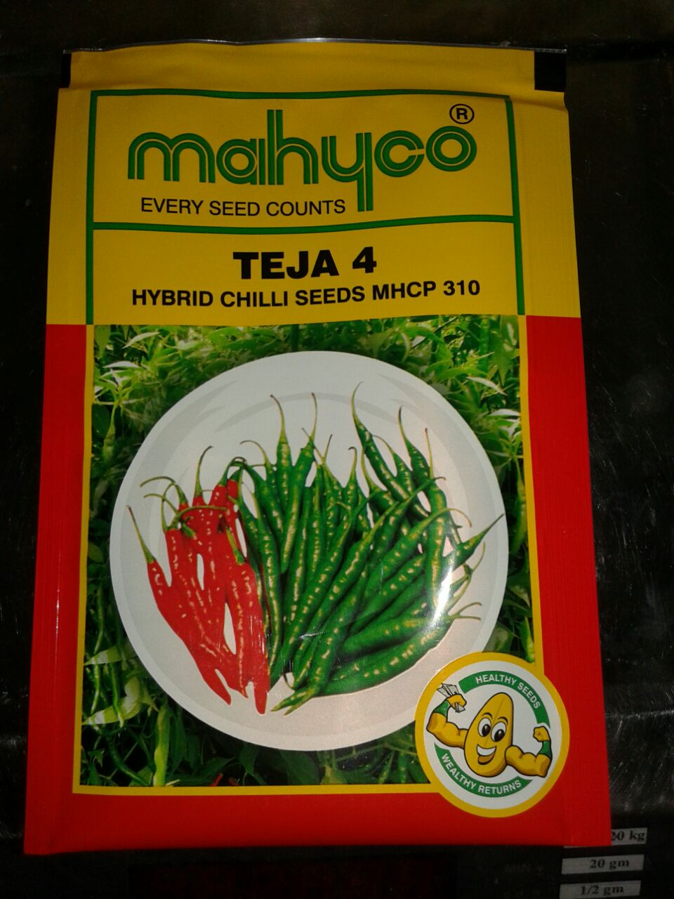 Chilli Teja 4 - Mahyco (10 gm)